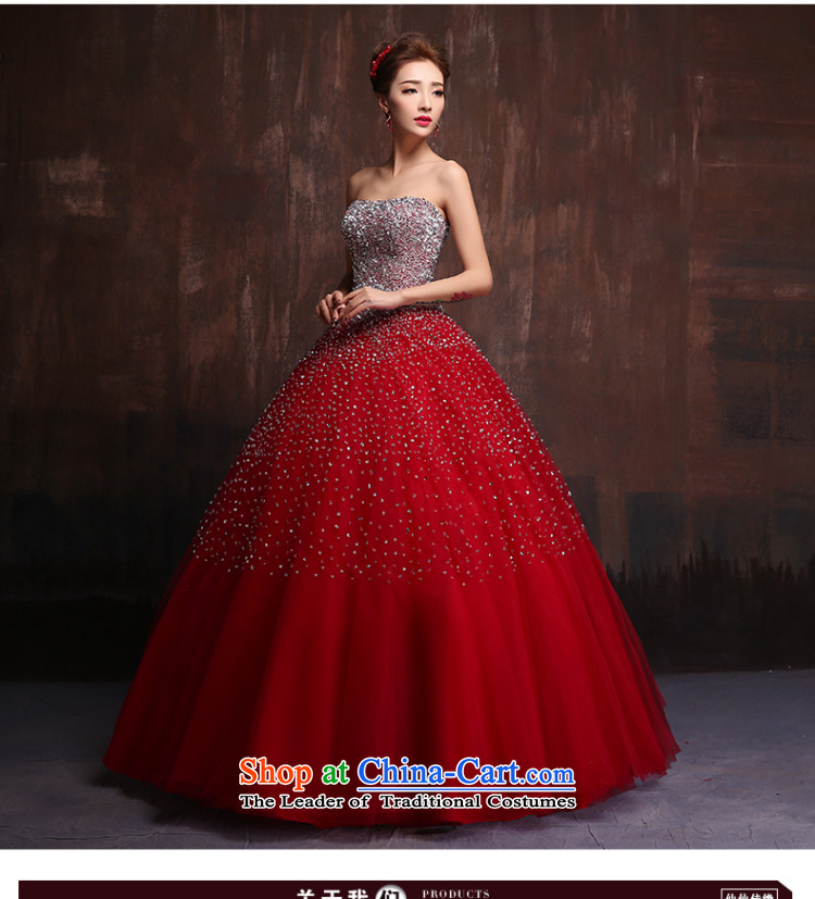 High Color wedding dress 2015 new wipe off-chip stage performances chest dress marriages bows serving wine red S picture, prices, brand platters! The elections are supplied in the national character of distribution, so action, buy now enjoy more preferential! As soon as possible.