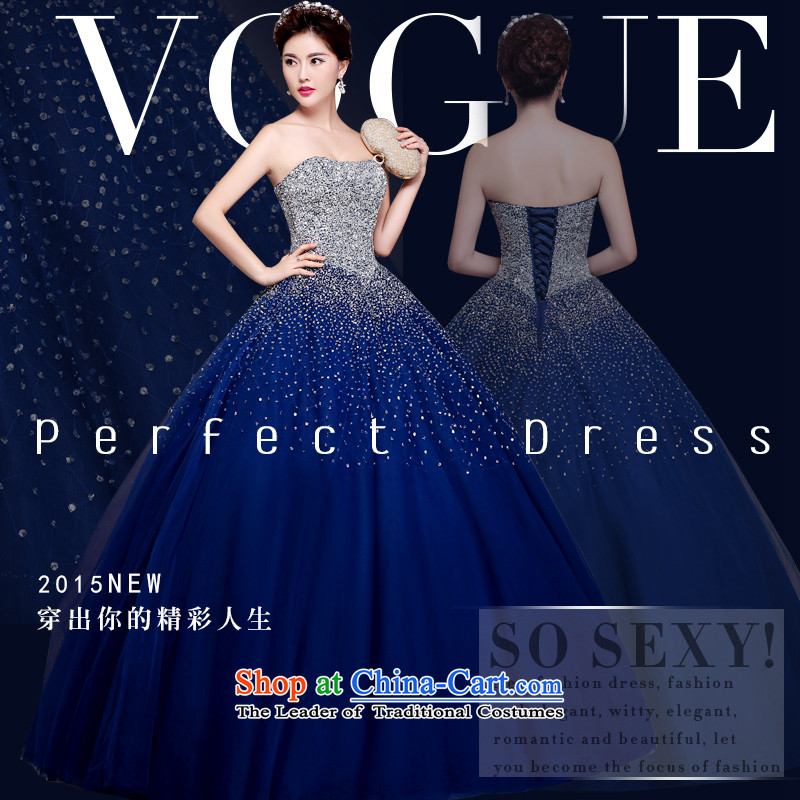 High Color wedding dress 2015 new wipe off-chip stage performances chest dress marriages bows serving wine red S Sin Sin Introduction , , , shopping on the Internet