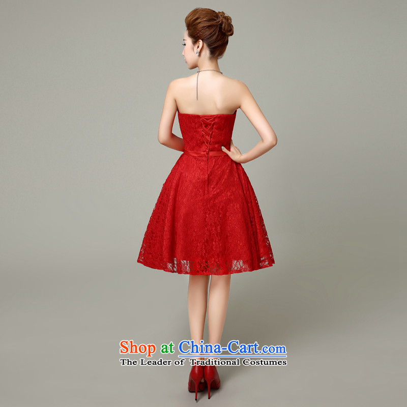 However, the Korean version of service and chest red 2015 Sau San new summer evening dress banquet marriages, large red , L, darling Bride (BABY BPIDEB) , , , shopping on the Internet