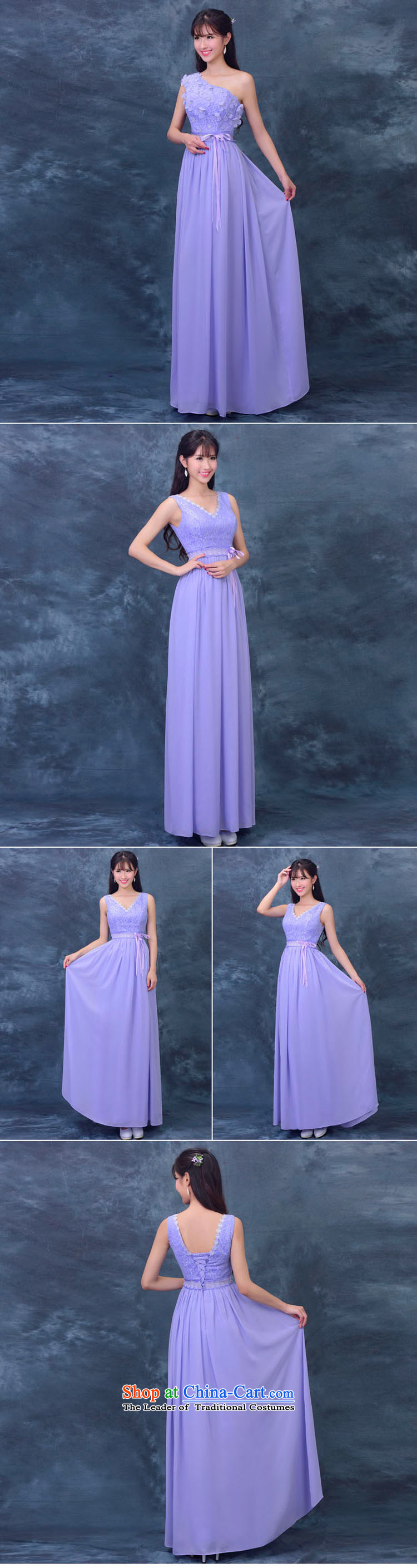 Bridesmaid mission dress purple long) bridesmaid services sister skirt bridesmaid skirt bride evening dresses 2015 NEW C XL Photo, prices, brand platters! The elections are supplied in the national character of distribution, so action, buy now enjoy more preferential! As soon as possible.