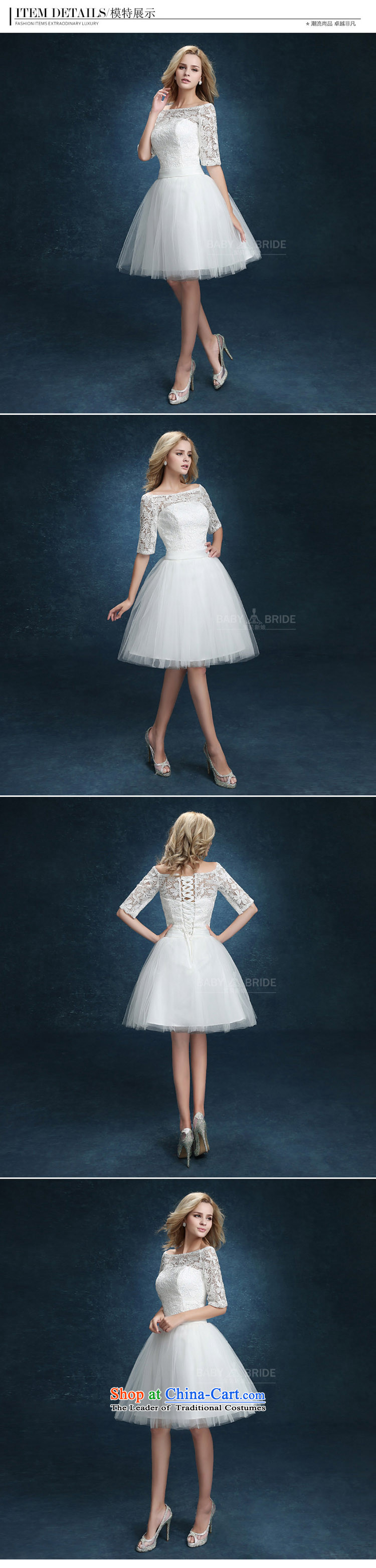 Bridesmaid Services 2015 new lace booking wedding-dress married women serving short of bows banquet dinner dress white summer white S picture, prices, brand platters! The elections are supplied in the national character of distribution, so action, buy now enjoy more preferential! As soon as possible.