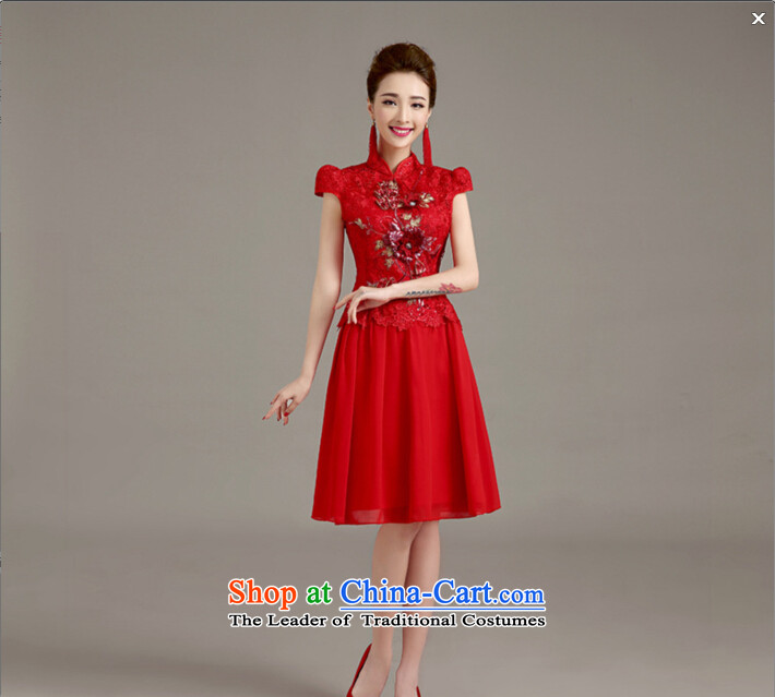 The bride's-hwan long serving drink in spring and summer 2015 new retro cheongsam dress wedding dress Soo-wo service use red dragon S picture, prices, brand platters! The elections are supplied in the national character of distribution, so action, buy now enjoy more preferential! As soon as possible.