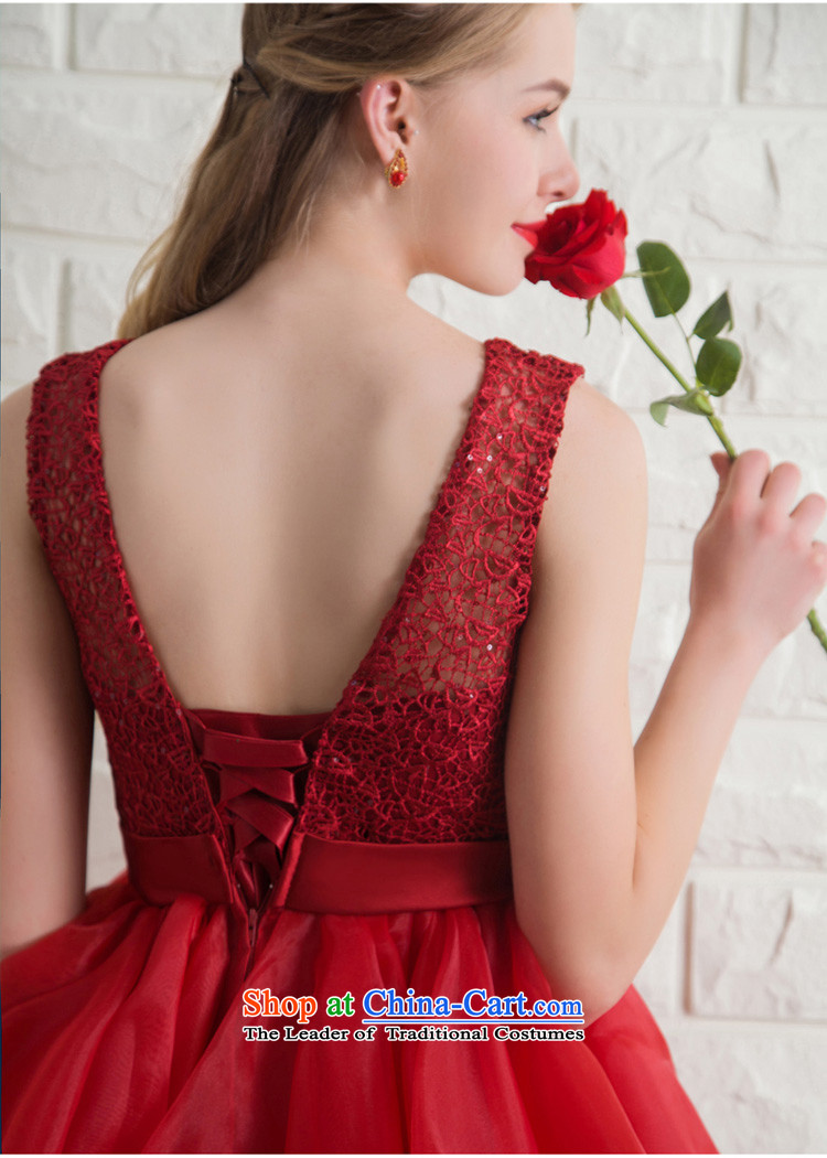 However Service Bridal 2015 Summer new red short skirt wedding dresses, small betrothal marriage will dress dinner wine red L picture, prices, brand platters! The elections are supplied in the national character of distribution, so action, buy now enjoy more preferential! As soon as possible.