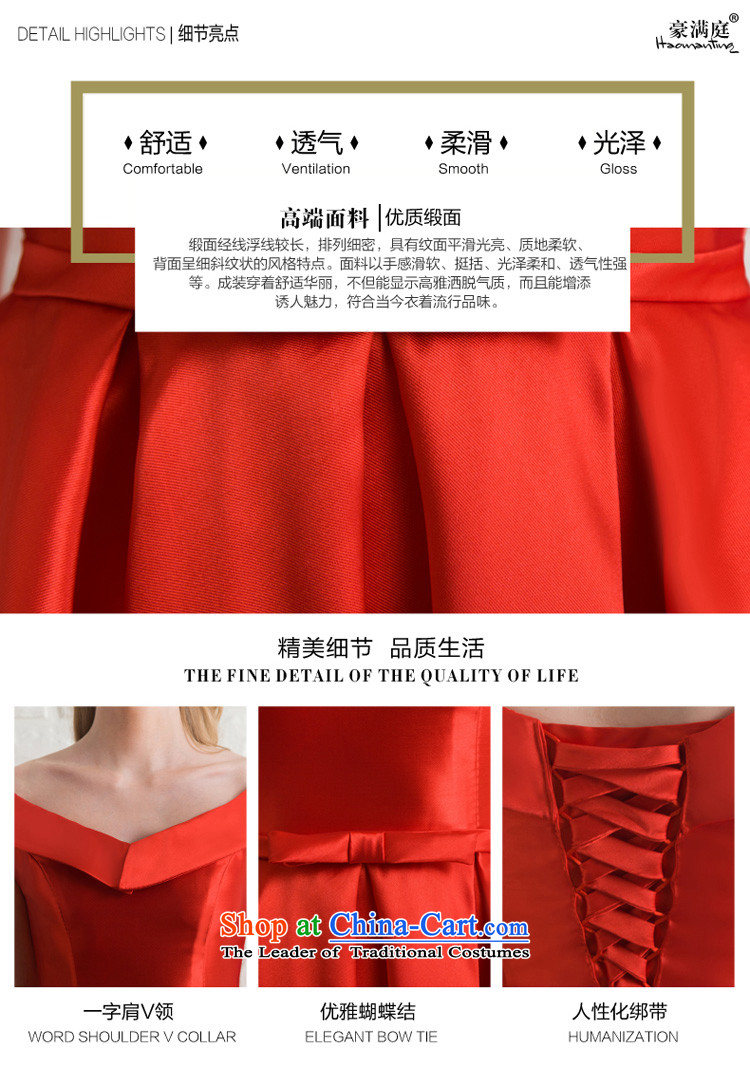 Marriage Ceremony Service Bridal summer short bows of small red dress female bridesmaid services moderator evening dresses 2015 New Red M picture, prices, brand platters! The elections are supplied in the national character of distribution, so action, buy now enjoy more preferential! As soon as possible.