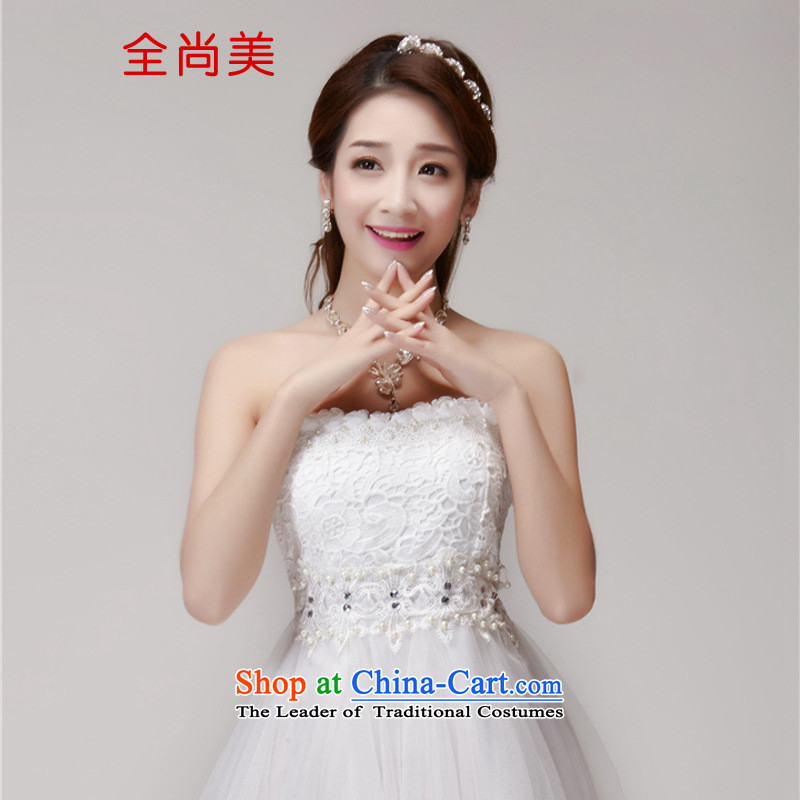 The 2015 summer nails Sang-mi ju diamond temperament and Sau San chest dresses bridesmaid groups dress skirt A1245 pink M, Jeon Sang-mi (QUANSHANGMEI) , , , shopping on the Internet