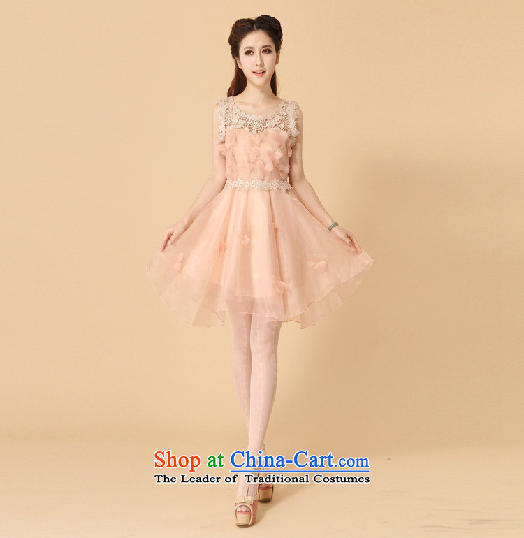 Full-Sang-mi 2015 Korean lace the yarn dresses bon bon skirt princess skirt sleeveless bridesmaid small dress dress A2145 pink M picture, prices, brand platters! The elections are supplied in the national character of distribution, so action, buy now enjoy more preferential! As soon as possible.