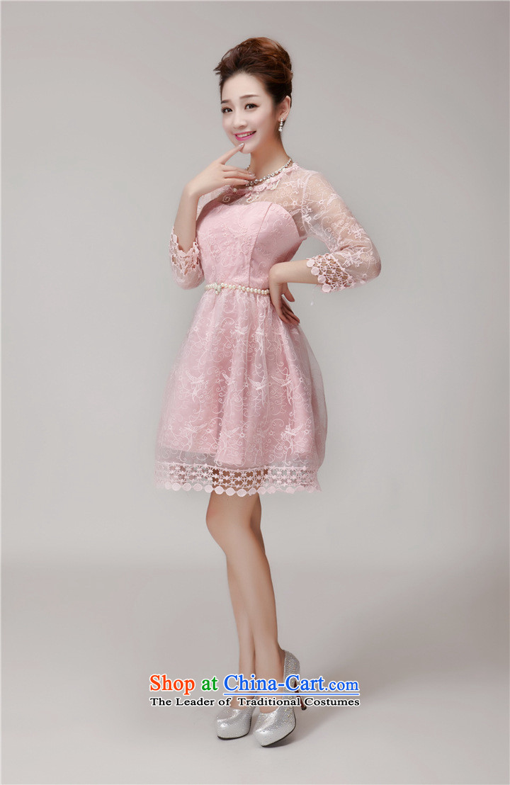 Jeon Sang-ha nail Pearl 2015 Sau San Princess skirt dress champagne color and chest bridesmaid services sister skirt A1245 dress White M small pictures, prices, brand platters! The elections are supplied in the national character of distribution, so action, buy now enjoy more preferential! As soon as possible.