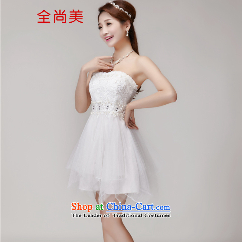 Jeon Sang-ha nail Pearl 2015 diamond temperament and Sau San chest dresses bridesmaid groups A2154 skirt pink dresses , L, Jeon Sang-mi (QUANSHANGMEI) , , , shopping on the Internet