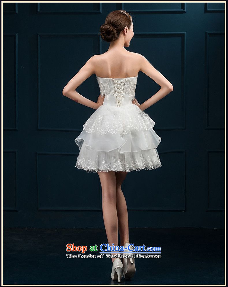 Bridesmaid Services 2015 Summer new Korean wiping the chest white short of marriages banquet evening dresses dresses white S Suzhou shipment picture, prices, brand platters! The elections are supplied in the national character of distribution, so action, buy now enjoy more preferential! As soon as possible.