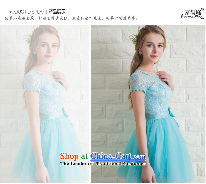 Ho full Chamber package shoulder lace small dress 2015 new summer bridesmaid service, evening dresses banquet ball will economy, blue XL Photo, prices, brand platters! The elections are supplied in the national character of distribution, so action, buy now enjoy more preferential! As soon as possible.