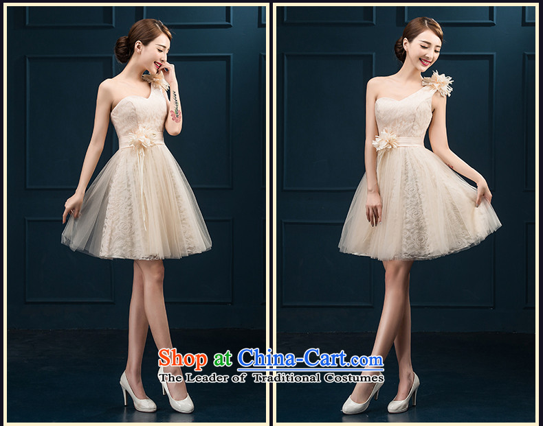 Bridesmaid Services 2015 Summer new Korean shoulder straps large flower marriages short, thin dress banquet video to be no refund pink picture, prices, brand platters! The elections are supplied in the national character of distribution, so action, buy now enjoy more preferential! As soon as possible.