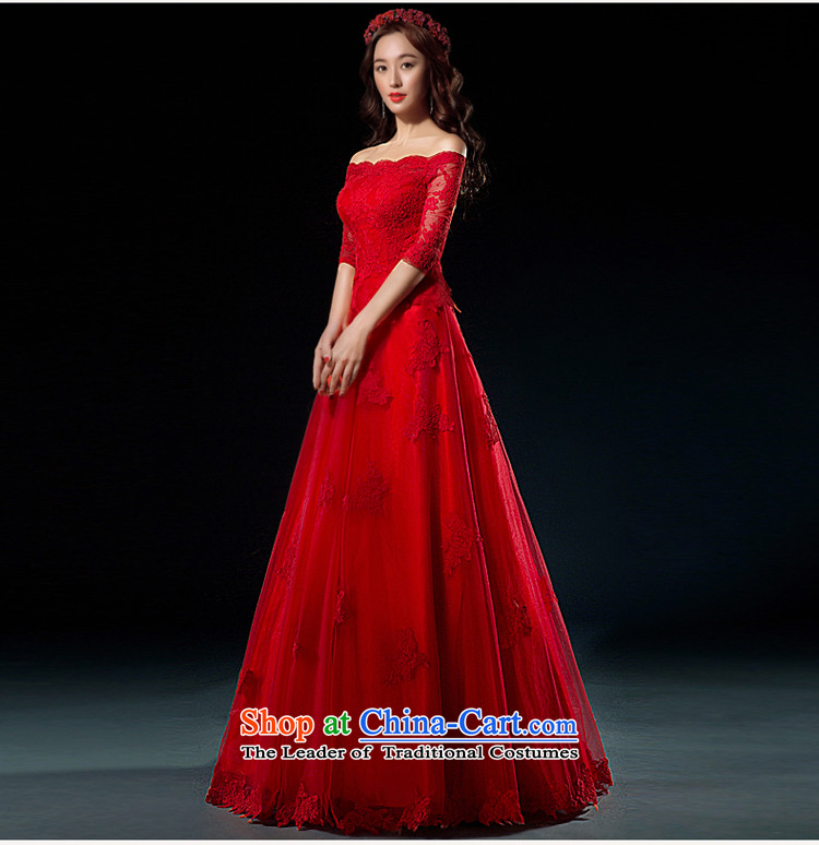 Hillo XILUOSHA) Lisa (bride bows services red lace wedding a field in shoulder cuff wedding dress up high-end custom bows dress thick chinese red M picture, prices, brand platters! The elections are supplied in the national character of distribution, so action, buy now enjoy more preferential! As soon as possible.