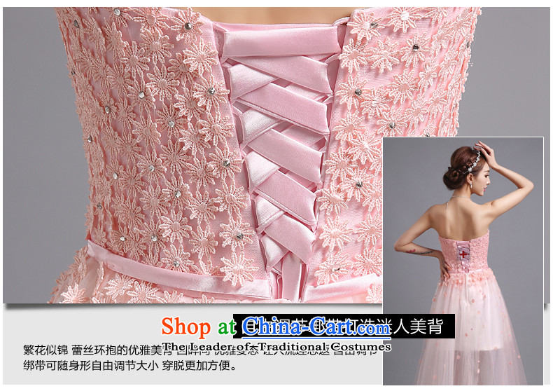 Jacob Chan bridesmaid dresses and chest after short long tail dress small summer 2015 new graphics thin princess birthday small dress skirt Pink Pink drink service S picture, prices, brand platters! The elections are supplied in the national character of distribution, so action, buy now enjoy more preferential! As soon as possible.