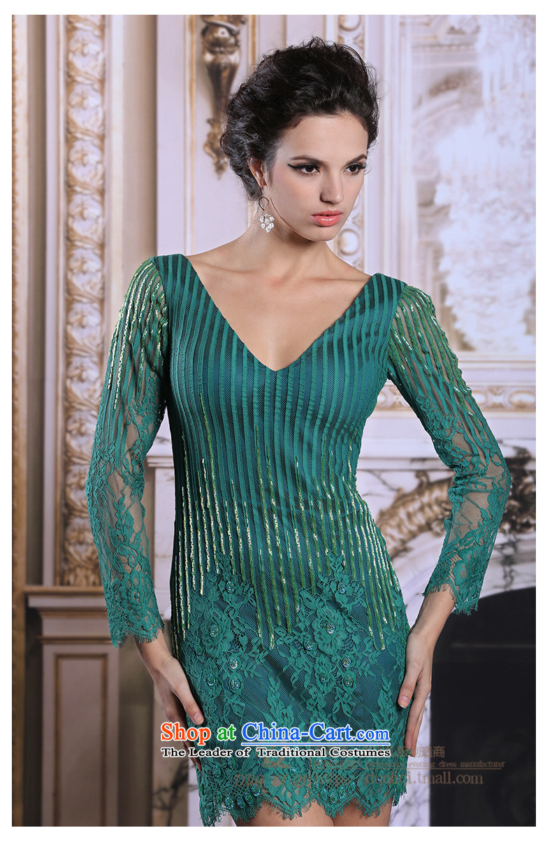 Doris Qi small dress female V-neck and sexy package and dresses back Night Banquet dress 6102 Green S picture, prices, brand platters! The elections are supplied in the national character of distribution, so action, buy now enjoy more preferential! As soon as possible.