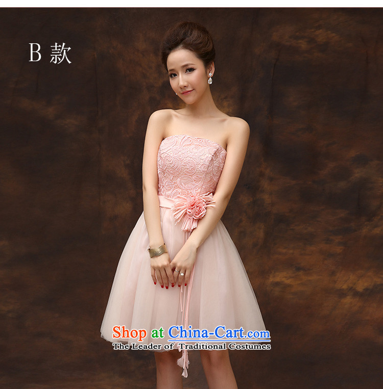 According to Lin Sha summer evening dress short, 2015 new bride pink drink service provides the wedding-dress marriage bridesmaid to serve small dress skirt D M picture, prices, brand platters! The elections are supplied in the national character of distribution, so action, buy now enjoy more preferential! As soon as possible.