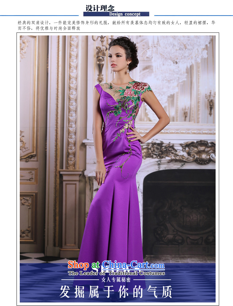 Doris Qi Qipao) embroidery crowsfoot Sau San evening dresses noble purple long gown 31315) Purple XXL picture, prices, brand platters! The elections are supplied in the national character of distribution, so action, buy now enjoy more preferential! As soon as possible.