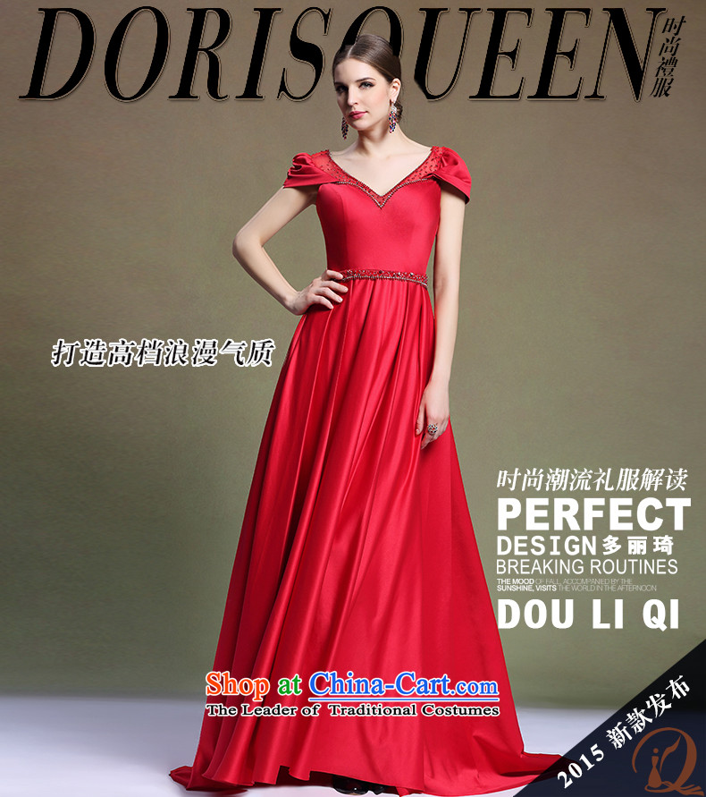 Doris Qi red noble wedding dresses bridal dresses western  31322 serving drink red M picture, prices, brand platters! The elections are supplied in the national character of distribution, so action, buy now enjoy more preferential! As soon as possible.