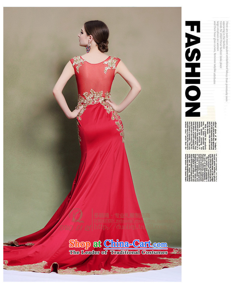 Doris Qi wedding dresses red bows services tail marriages long summer evening dresses 31321 crowsfoot red XXL picture, prices, brand platters! The elections are supplied in the national character of distribution, so action, buy now enjoy more preferential! As soon as possible.