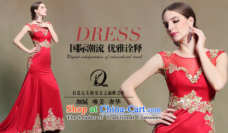 Doris Qi wedding dresses red bows services tail marriages long summer evening dresses 31321 crowsfoot red XXL picture, prices, brand platters! The elections are supplied in the national character of distribution, so action, buy now enjoy more preferential! As soon as possible.