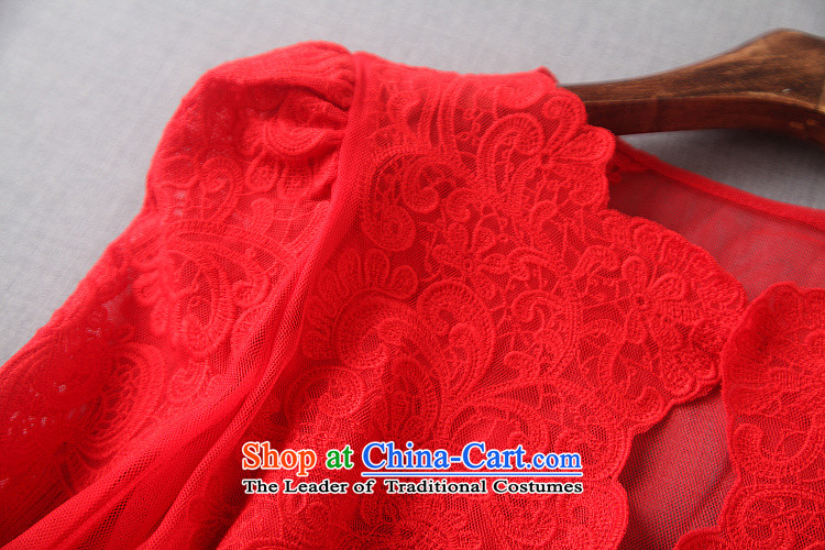 Load New caynova2015 autumn western style yarn web embroidery Sau San video thin red dress S picture, prices, brand platters! The elections are supplied in the national character of distribution, so action, buy now enjoy more preferential! As soon as possible.