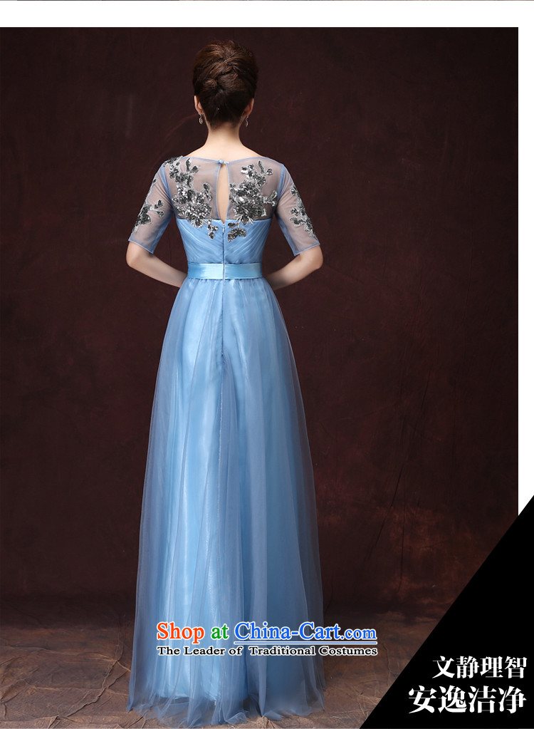 Martin Taylor marriages Annual Dinner of the bows services show bridesmaid dress Wedding 2015 new blue skirt summer female light blue M picture, prices, brand platters! The elections are supplied in the national character of distribution, so action, buy now enjoy more preferential! As soon as possible.