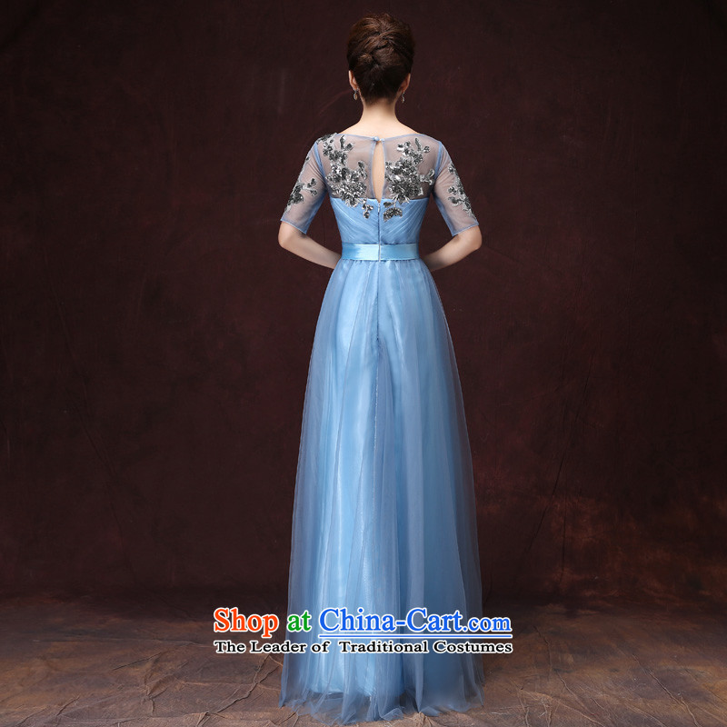 Martin Taylor marriages Annual Dinner of the bows services show bridesmaid dress Wedding 2015 new blue skirt summer female light blue M Taylor (TAILEMARTIN Martin) , , , shopping on the Internet