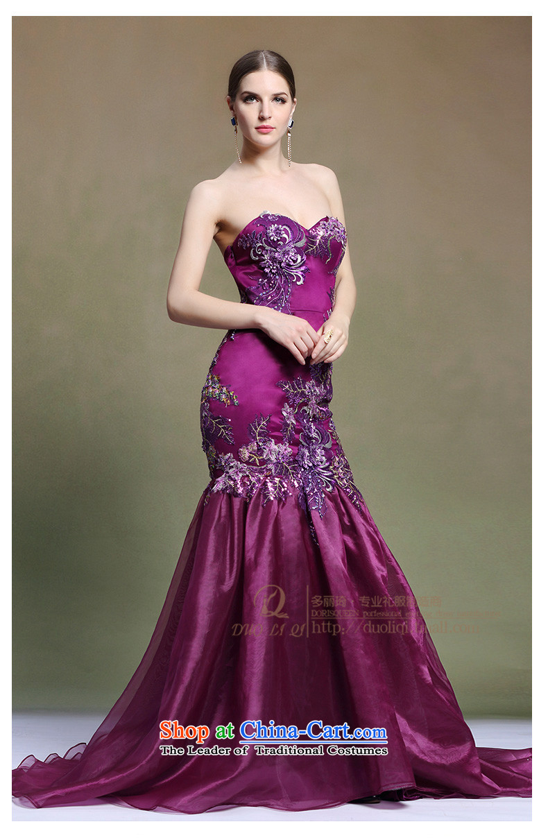 Doris wedding dresses marriage qi long bride bows and Chest Service Purple Sau San crowsfoot wedding 31333 purple XXL picture, prices, brand platters! The elections are supplied in the national character of distribution, so action, buy now enjoy more preferential! As soon as possible.