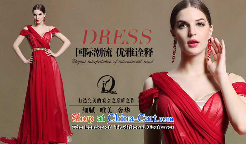 Doris Qi bride evening dresses back large small red tail V style serving 31346 Red XXL toasting champagne picture, prices, brand platters! The elections are supplied in the national character of distribution, so action, buy now enjoy more preferential! As soon as possible.