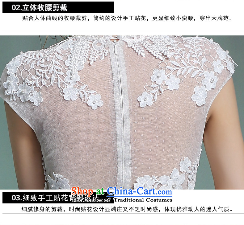 Doris Qi new wedding dresses western engraving collar dress Top Loin of Sau San long crowsfoot evening 31377 White XXL picture, prices, brand platters! The elections are supplied in the national character of distribution, so action, buy now enjoy more preferential! As soon as possible.