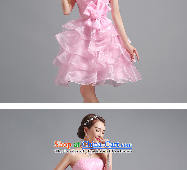 Jacob Chan bride Dress Short, wipe the chest bon bon skirt photo building theme clothing Sau San video thin new 2015 summer and autumn bow tie strap female pink M picture, prices, brand platters! The elections are supplied in the national character of distribution, so action, buy now enjoy more preferential! As soon as possible.