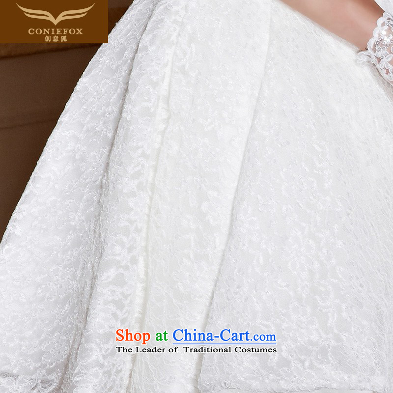 The kitsune style short of creative and chest wedding dresses Sau San large pregnant women wedding dresses parent-child bon bon skirt Sau San tie custom wedding 99069 white, creative adults custom Fox (coniefox) , , , shopping on the Internet