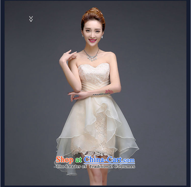 Pure Love bamboo yarn evening dresses 2015 new summer short, banquet dresses dress girl brides bows to marry and stylish chest dress red S picture, prices, brand platters! The elections are supplied in the national character of distribution, so action, buy now enjoy more preferential! As soon as possible.