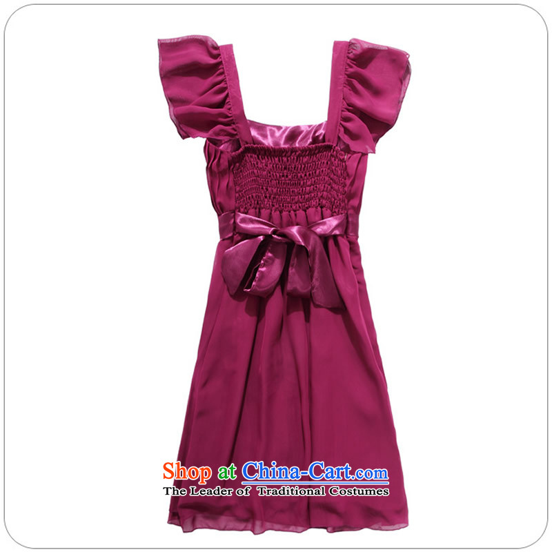 Jk2.yy thick MM XL black shoulder chiffon dress skirt bow tie short of meeting the performance bridesmaid services are recommended for the champagne color 95 around 922.747 ,JK2.YY,,, shopping on the Internet