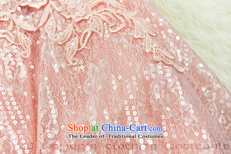 The new Euro 2015 Hami aristocratic temperament bride bridesmaid presided over the Korean version of the annual session of 7801 pink dress skirt XL Photo, prices, brand platters! The elections are supplied in the national character of distribution, so action, buy now enjoy more preferential! As soon as possible.