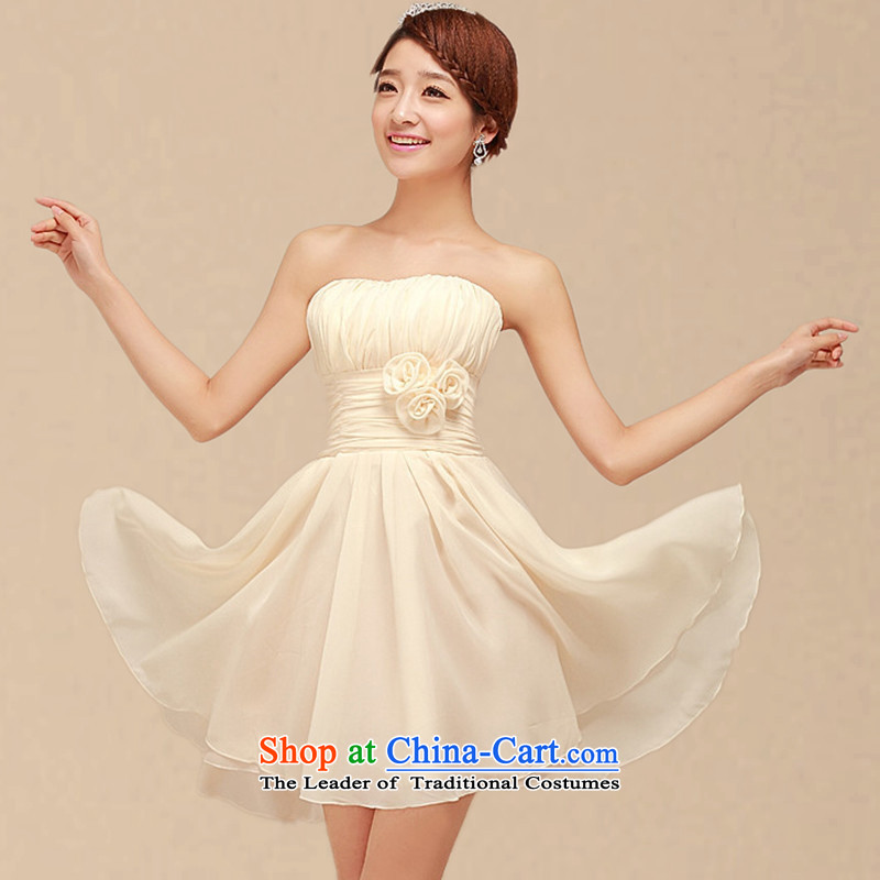 Mano-hwan's stars bridesmaid mission dress bridesmaid serving Korean short skirt dresses, sister married women bows small dress skirt purple are code