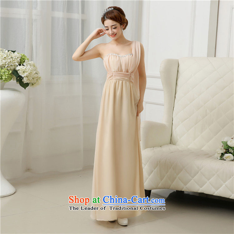 Mano-hwan's long skirt nail pearl single sister shoulder bridesmaid skirt sister services Korean bows services pink dress code are pictures, prices, brand platters! The elections are supplied in the national character of distribution, so action, buy now enjoy more preferential! As soon as possible.