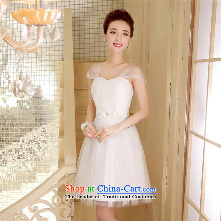 Mano-hwan's 2015 new bride bows services bon bon skirt bridesmaid Dress Short) Moderator evening dress Company Annual White XL Photo, prices, brand platters! The elections are supplied in the national character of distribution, so action, buy now enjoy more preferential! As soon as possible.