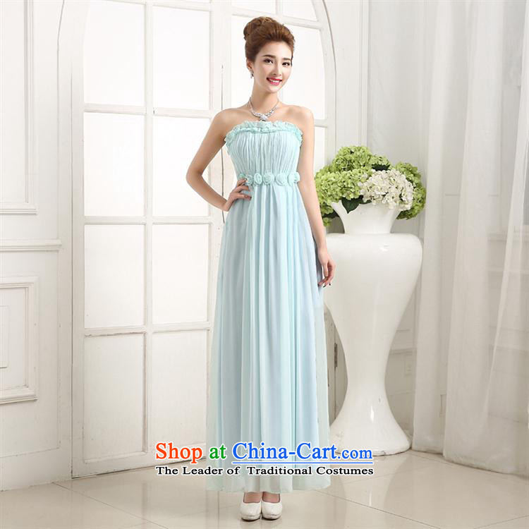 Mano-hwan won version long bridesmaid dress wiping the Chest dinner service bridal toasting champagne skirt services bridesmaid skirt new champagne color codes are pictures, prices, brand platters! The elections are supplied in the national character of distribution, so action, buy now enjoy more preferential! As soon as possible.