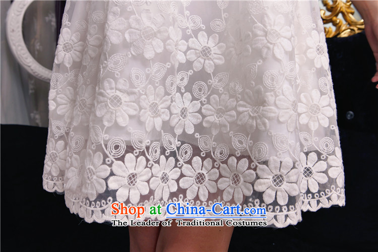 The Aileu degrees fall 2015 new bare shoulders lace dresses and sexy thin graphics Sau San engraving dresses JMB156-B_609 white L picture, prices, brand platters! The elections are supplied in the national character of distribution, so action, buy now enjoy more preferential! As soon as possible.