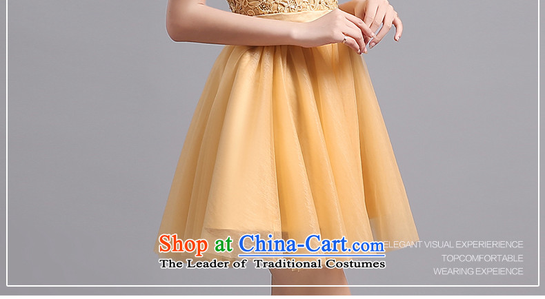 Jacob Chan Dress Short, on-chip video thin evening dress skirt the summer and fall of 2015 New bridesmaid services shoulder straps gauze fluoroscopy round-neck collar straps) S picture, prices, brand platters! The elections are supplied in the national character of distribution, so action, buy now enjoy more preferential! As soon as possible.