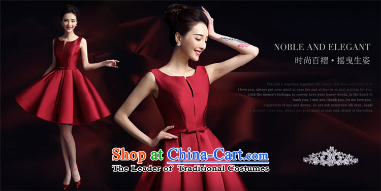 The new 2015 HUNNZ spring and summer is simple and stylish, bridal toasting champagne red dress uniform banquet RED M picture, prices, brand platters! The elections are supplied in the national character of distribution, so action, buy now enjoy more preferential! As soon as possible.