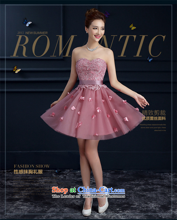 2015 Spring/Summer stylish HUNNZ anointed chest red long noble bride wedding dress banquet dinner dress short of flour foods color L photo, prices, brand platters! The elections are supplied in the national character of distribution, so action, buy now enjoy more preferential! As soon as possible.