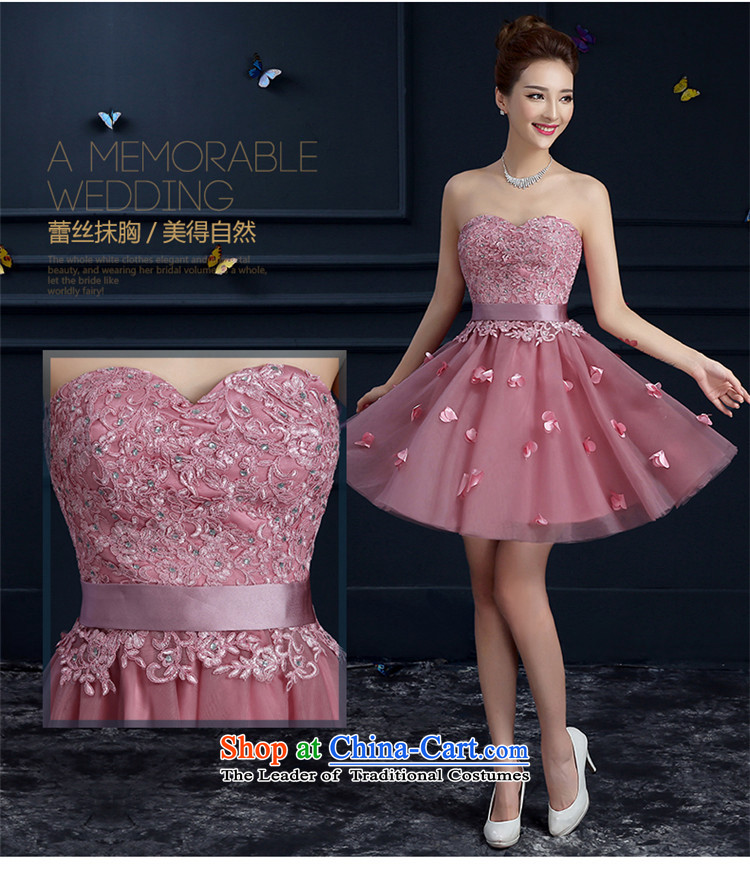 2015 Spring/Summer stylish HUNNZ anointed chest red long noble bride wedding dress banquet dinner dress short of flour foods color L photo, prices, brand platters! The elections are supplied in the national character of distribution, so action, buy now enjoy more preferential! As soon as possible.