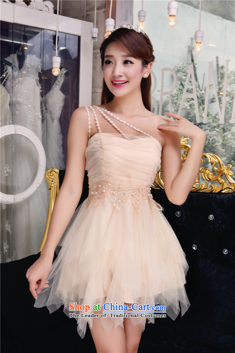The Cayman 2015 Autumn economy card manually staple pearl diamond temperament and Sau San chest dresses bridesmaid groups dress skirt   8FFM pink S picture, prices, brand platters! The elections are supplied in the national character of distribution, so action, buy now enjoy more preferential! As soon as possible.