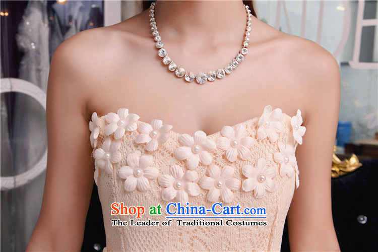 The Cayman 2015 Autumn card economy bare shoulders and stylish lace bridesmaid mission dresses temperament Sau San booking pearl dresses 8FFM apricot S picture, prices, brand platters! The elections are supplied in the national character of distribution, so action, buy now enjoy more preferential! As soon as possible.