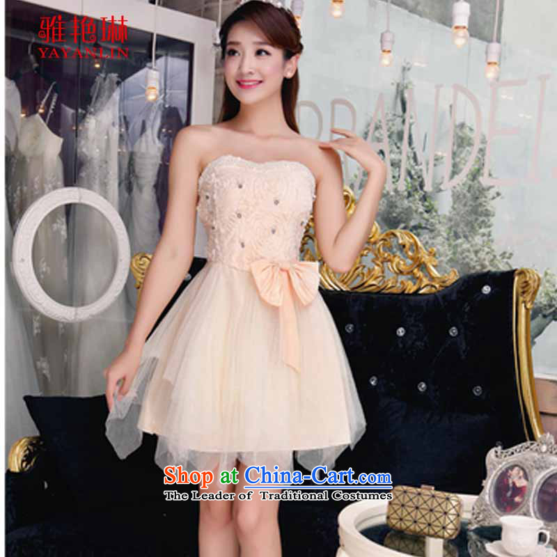 Ya Yun Lin 2015 Autumn bare shoulders and stylish lace dresses temperament Sau San booking pearl white dresses , Nga Yun Lin (YAYANLIN) , , , shopping on the Internet
