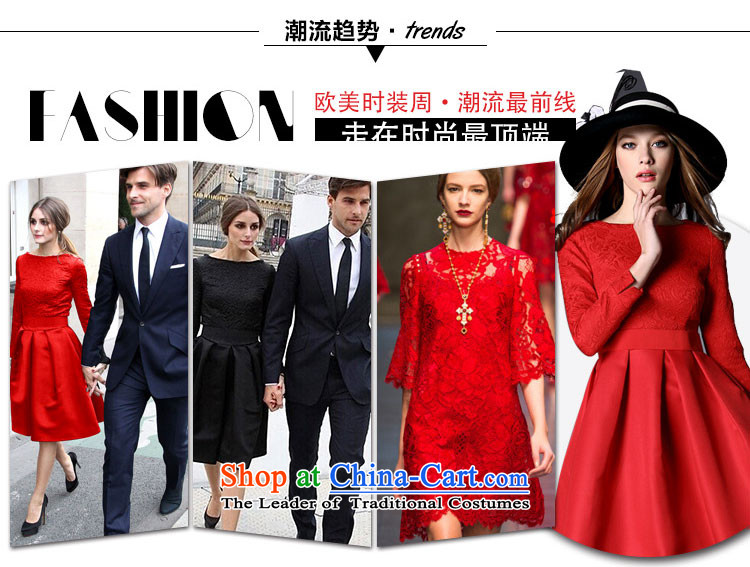 Hong Kong Cotton 2015 large red dress married women serving drink autumn and winter jackets annual long-sleeved red dress banquet S picture, prices, brand platters! The elections are supplied in the national character of distribution, so action, buy now enjoy more preferential! As soon as possible.