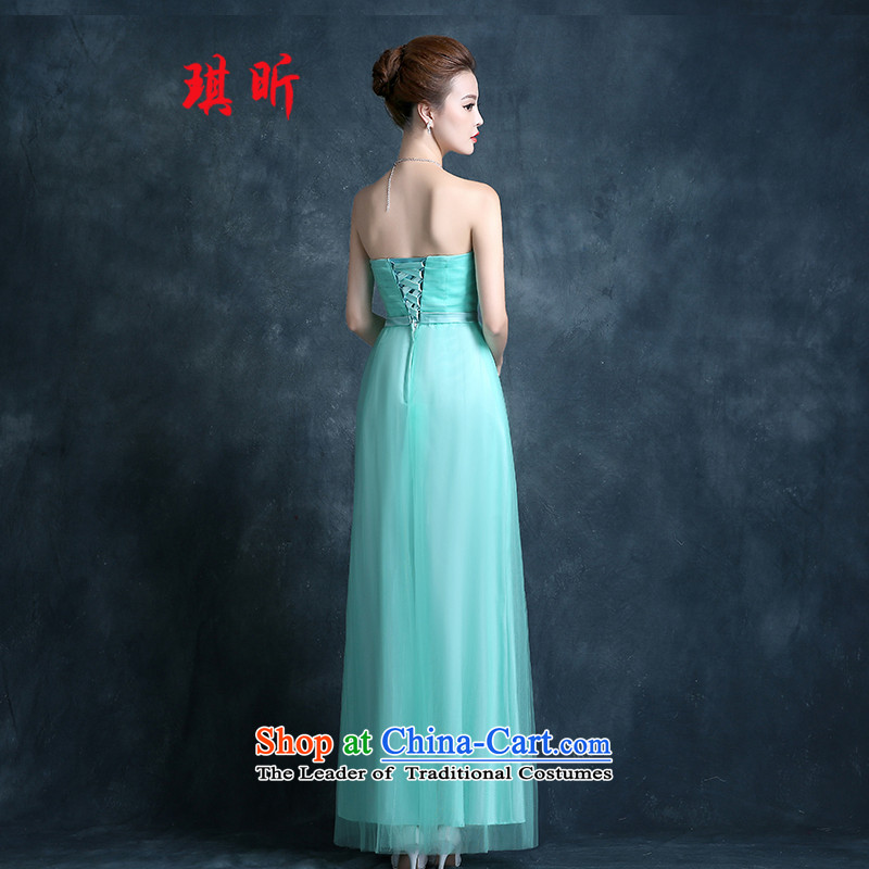 Xin Qi bridesmaid services 2015 new spring and summer long bridesmaid mission dress sister skirt bridesmaid skirt marriage banquet evening dresses female light green XL, Qi Xin , , , shopping on the Internet