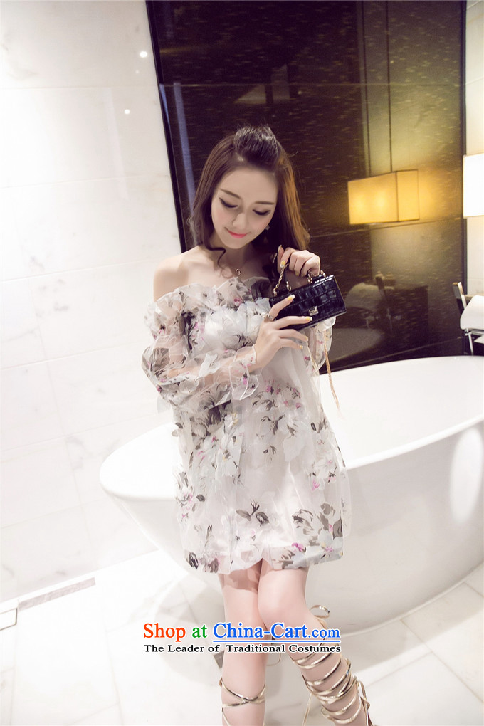Jia Mei    2015 Flower new sexy OSCE root yarn stamp bare shoulders a field for large lanterns dresses fairies 8195# Dress Suit S picture, prices, brand platters! The elections are supplied in the national character of distribution, so action, buy now enjoy more preferential! As soon as possible.