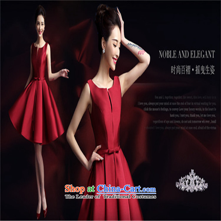 The new 2015 HUNNZ spring and summer stylish red shoulders bride dress banquet service red S pictures transmitted, prices, brand platters! The elections are supplied in the national character of distribution, so action, buy now enjoy more preferential! As soon as possible.